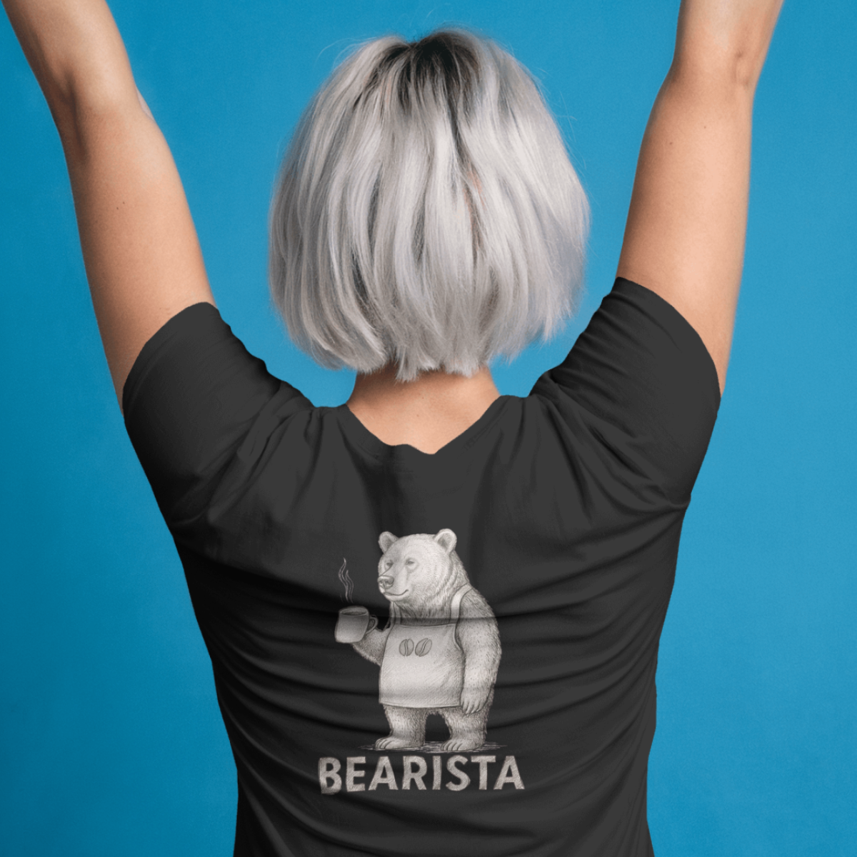 T-shirt dames ronde hals - Bearista