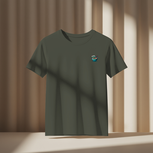 T-shirt heren ronde hals met print / Pho real