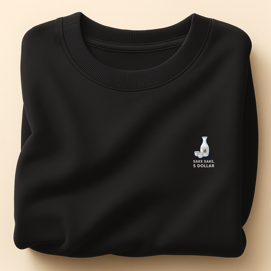 Sweater met grote print op achterkant / Sake sake, 5 dollar