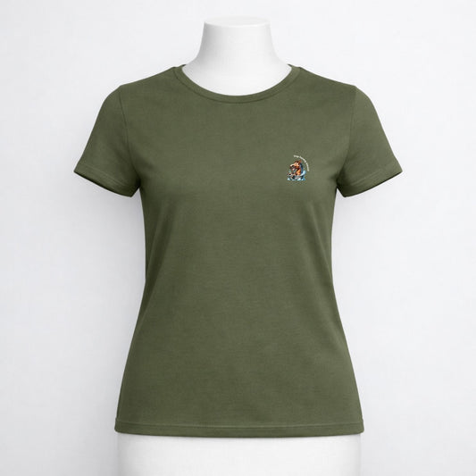 T-shirt dames ronde hals - Stop horsing around (bath)