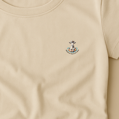 T-shirt dames ronde hals - Whatever floats your goat