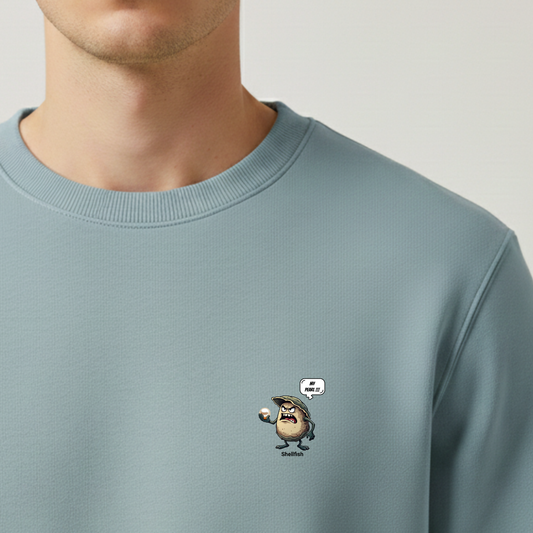 Sweater heren met print / Shellfish