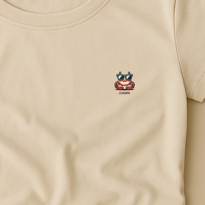 T-shirt dames ronde hals - Clawsome cute