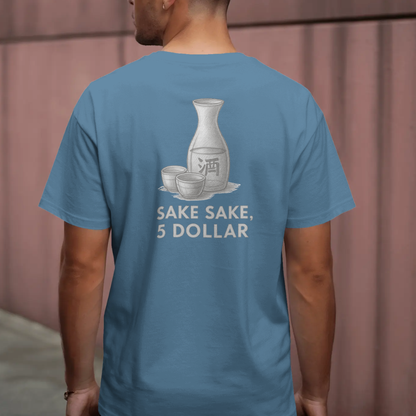 T-shirt heren - Sake sake, 5 dollar