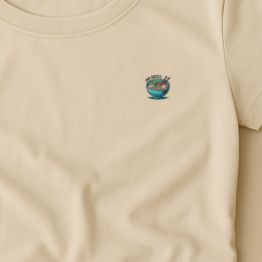 T-shirt ronde hals met print dames / Pho shizzle