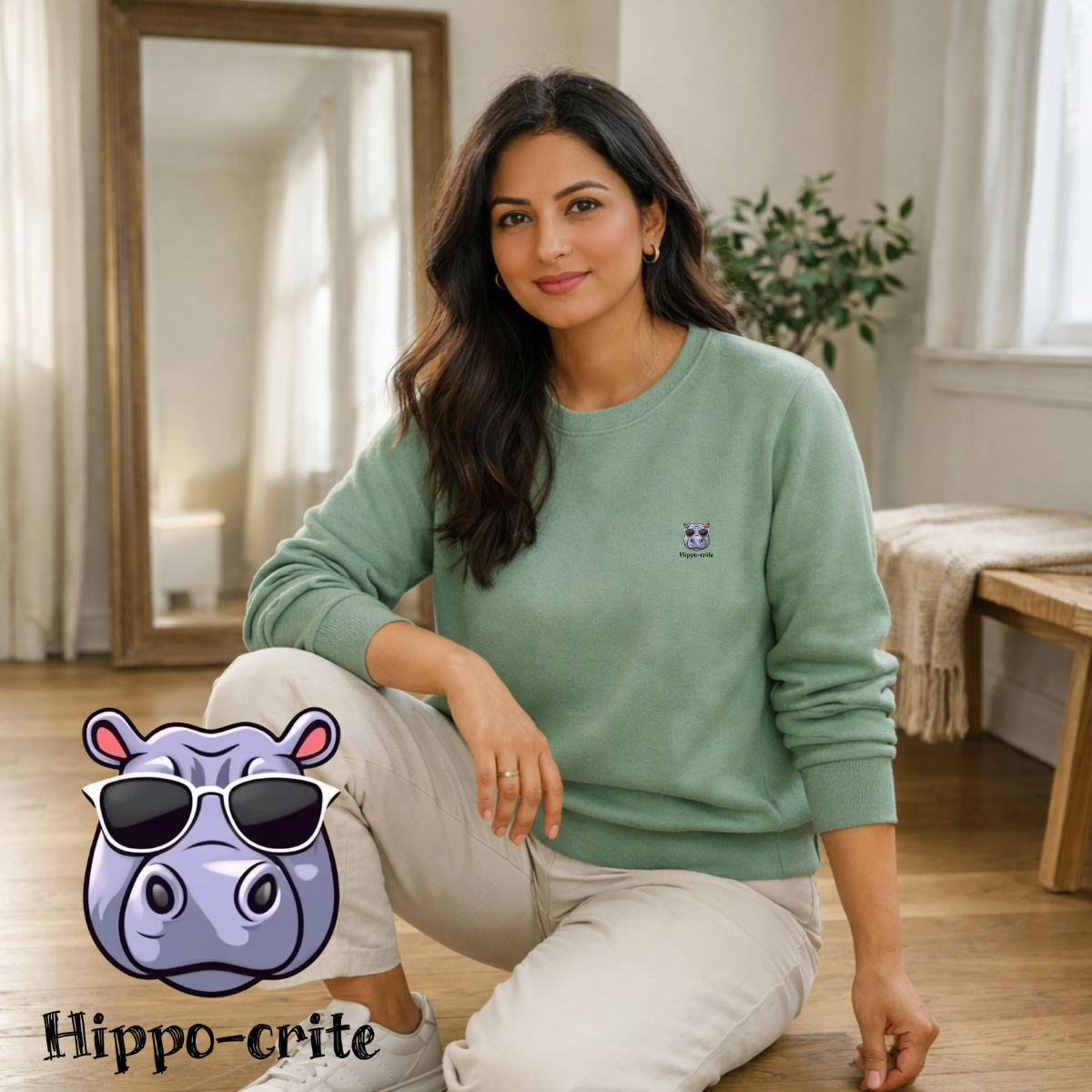 Sweater dames - Hippo-crite