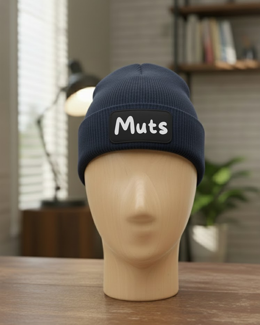 Muts met lichte print / Muts