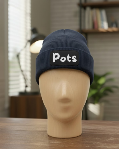 Muts met lichte print - Pots