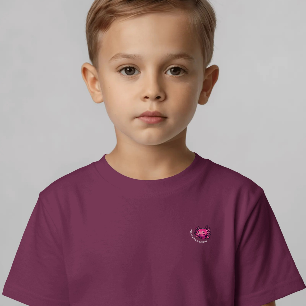 T-shirt kids - You axolotl questions