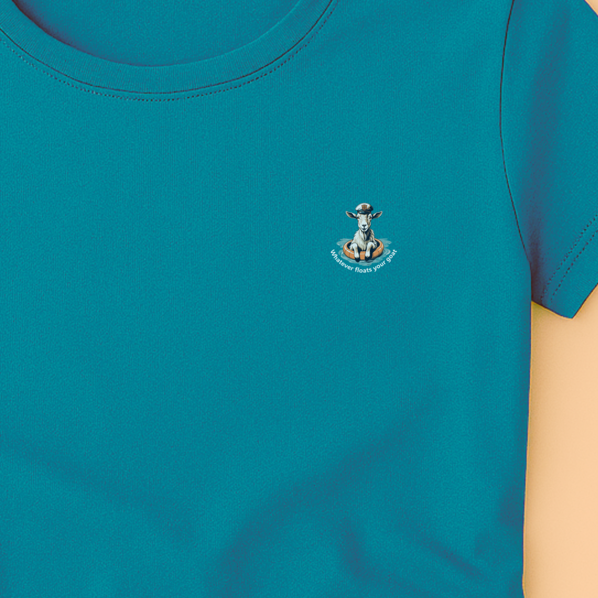 T-shirt dames ronde hals - Whatever floats your goat