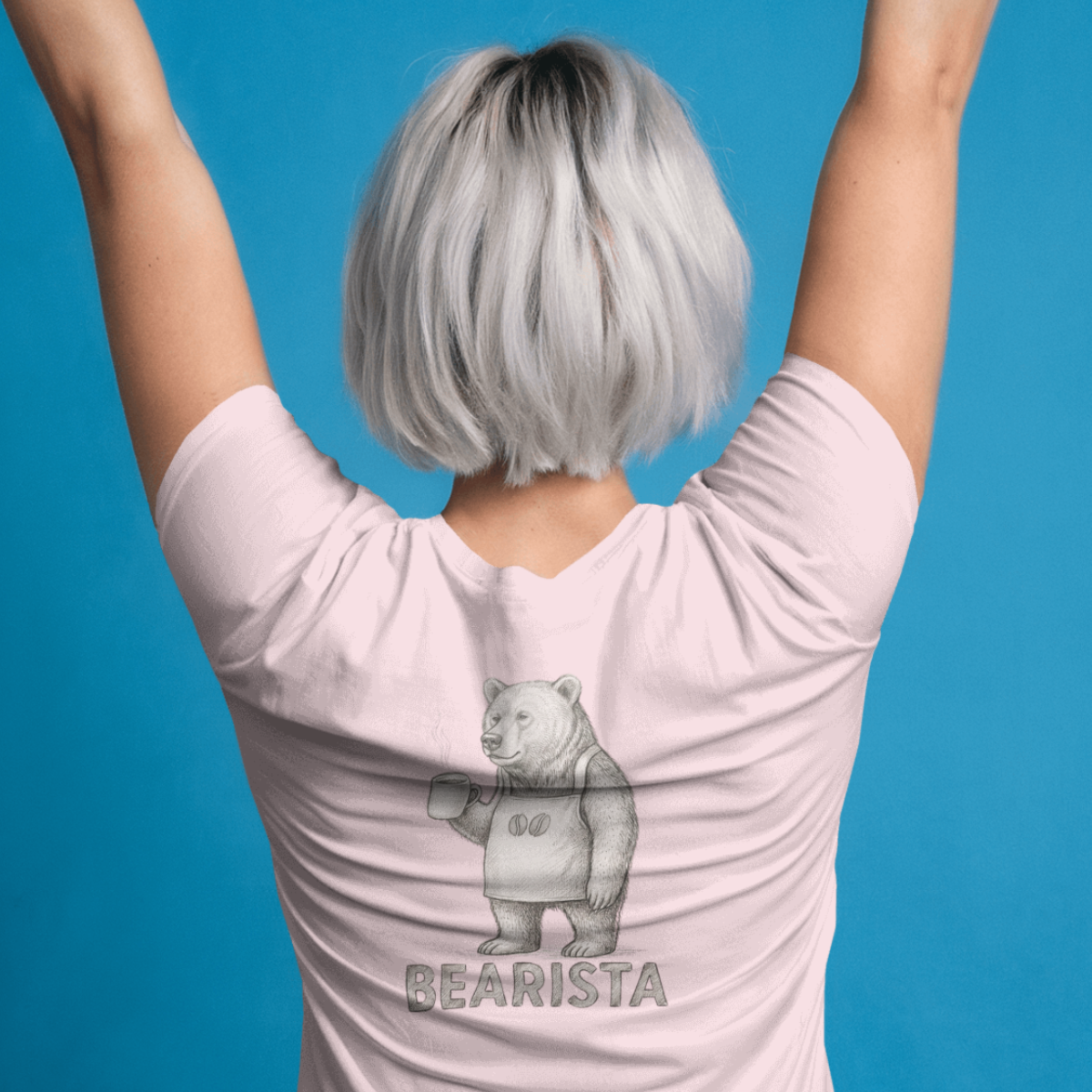 T-shirt dames ronde hals - Bearista