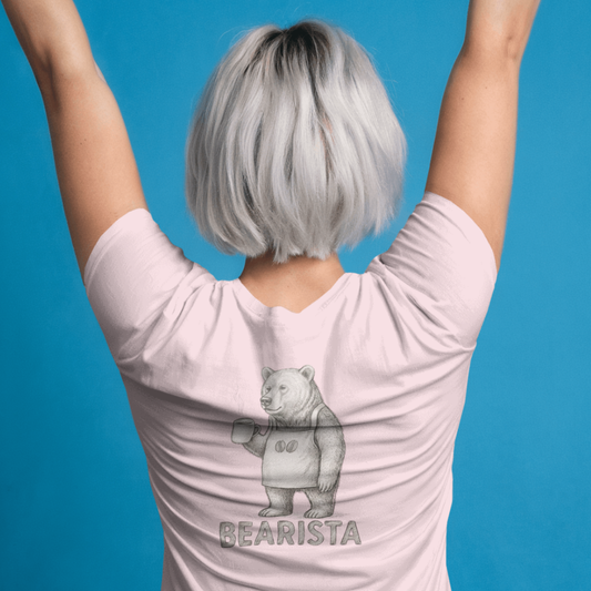 T-shirt dames ronde hals - Bearista
