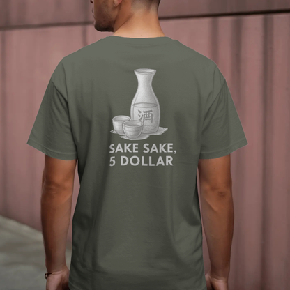 T-shirt heren - Sake sake, 5 dollar