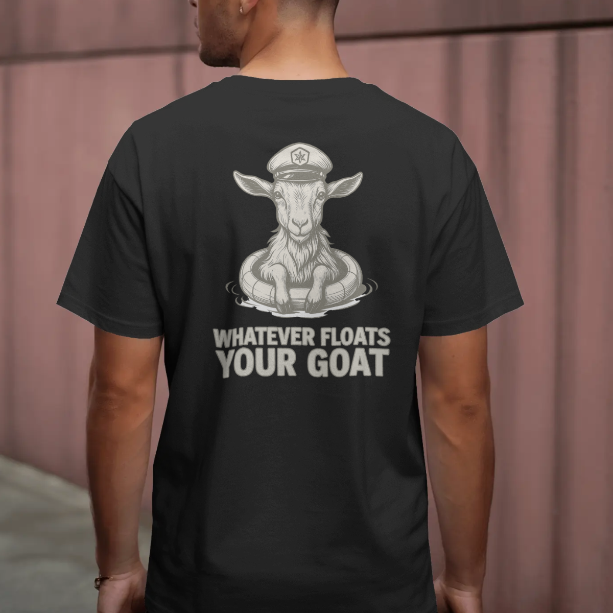 T-shirt heren - Whatever floats your goat