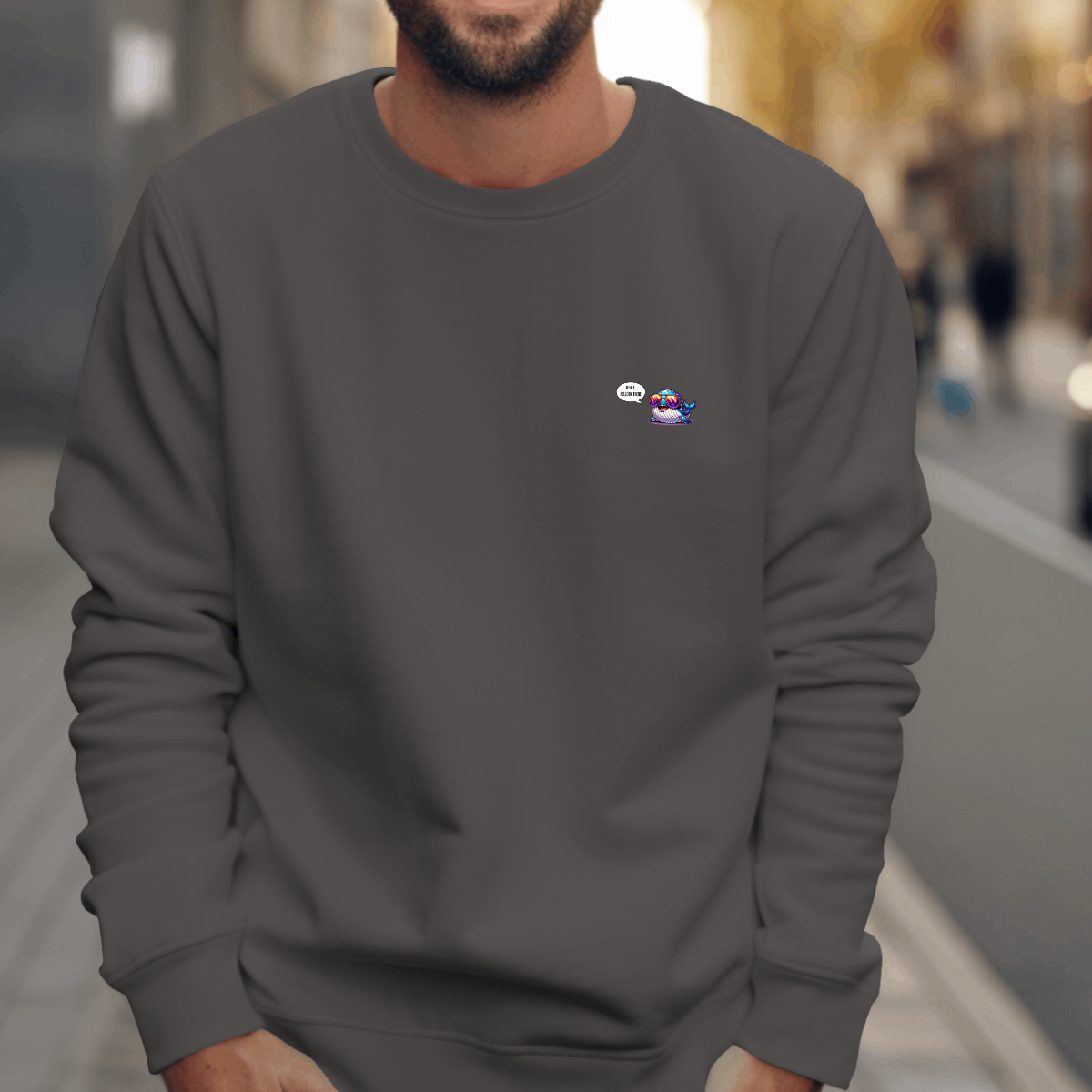 Sweater heren - Whale, helloow there