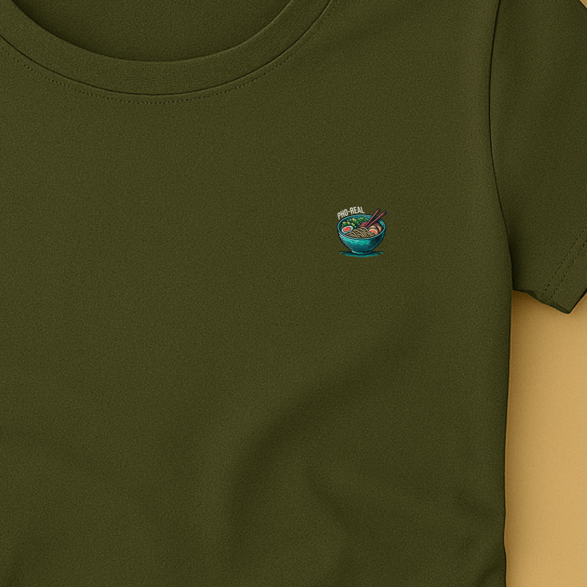 T-shirt dames ronde hals - Pho Real