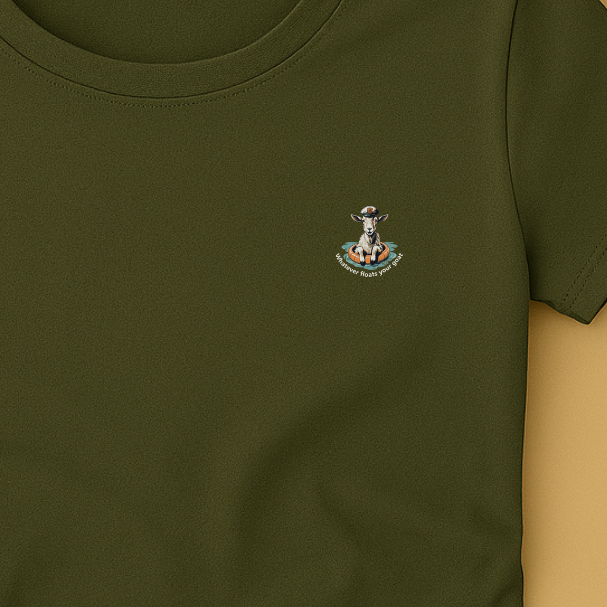 T-shirt dames ronde hals - Whatever floats your goat