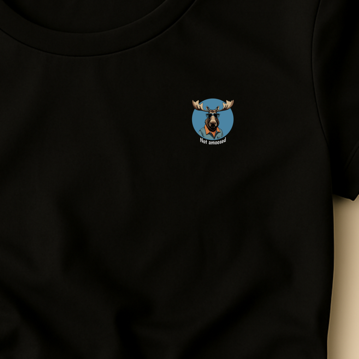 T-shirt dames ronde hals - Not amoosed