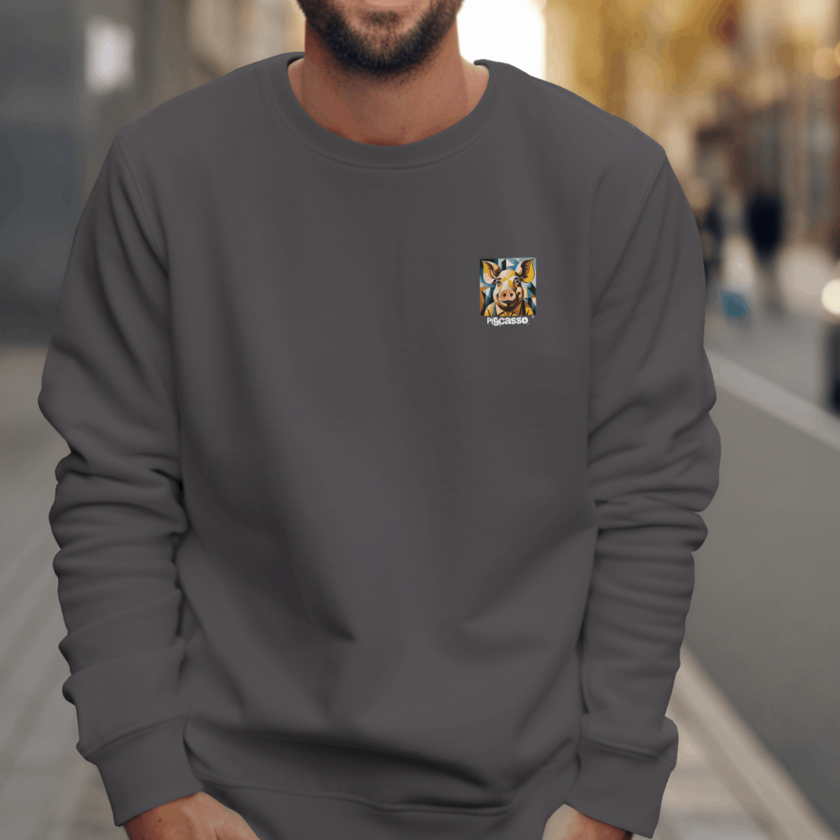 Sweater heren - Pigcasso