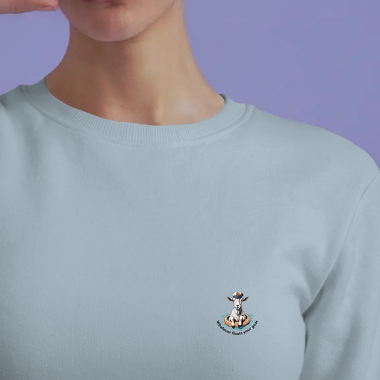 Sweater dames met print / Whatever floats your goat