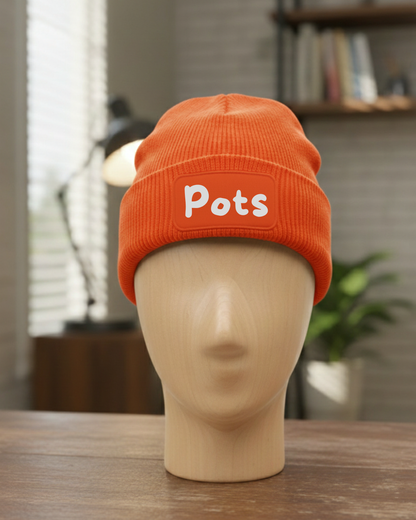 Muts met lichte print - Pots