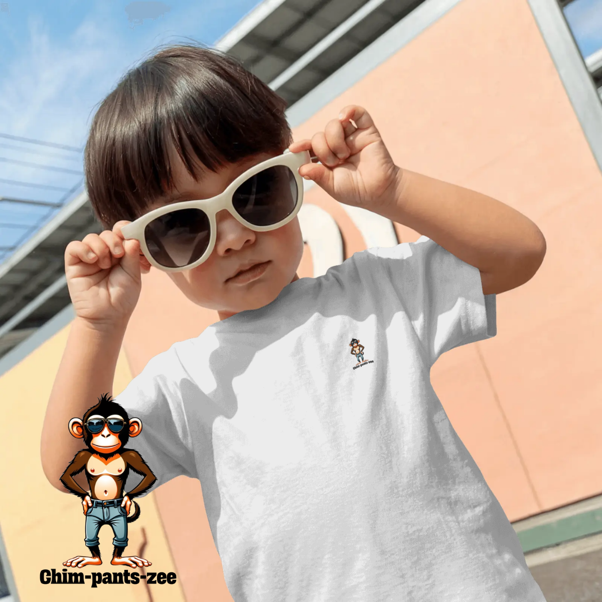 T-shirt kids / Chim-pants-zee