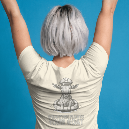 T-shirt dames ronde hals - Whatever floats your goat