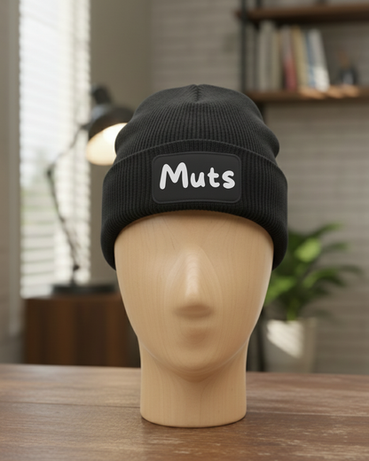 Muts met lichte print - Muts