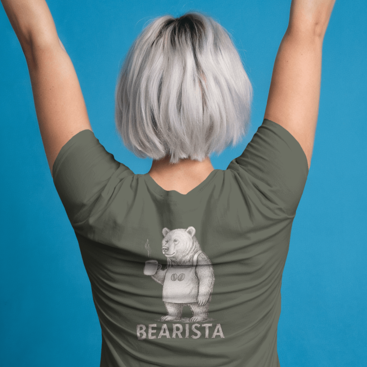 T-shirt dames ronde hals - Bearista
