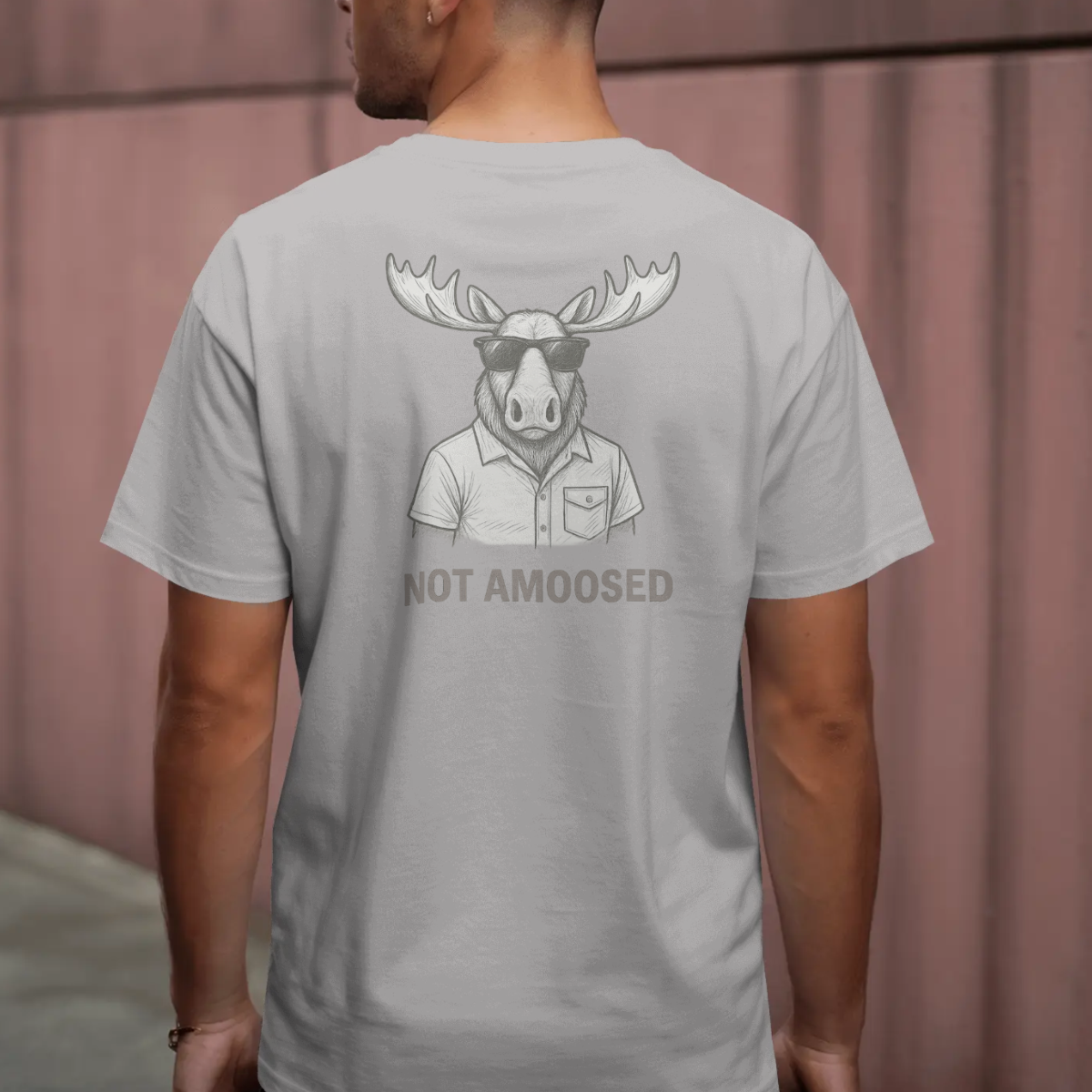 T-shirt heren - Not amoosed
