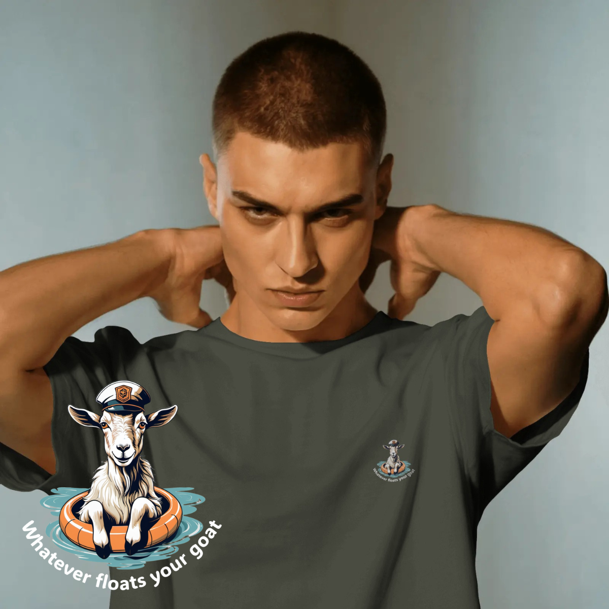 T-shirt heren - Whatever floats your goat