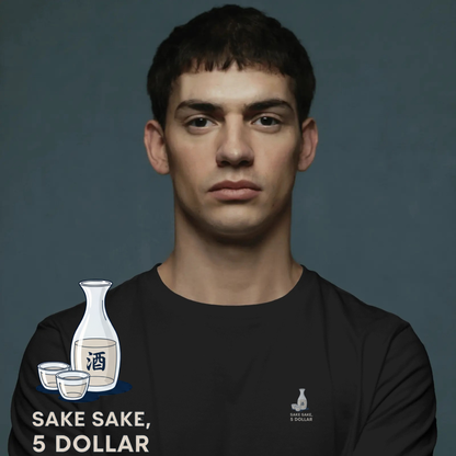 T-shirt heren - Sake sake, 5 dollar