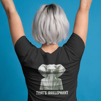 T-shirt dames ronde hals- That's irrelephant