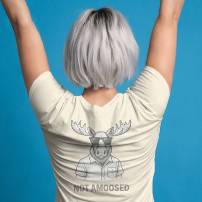 T-shirt dames ronde hals - Not amoosed