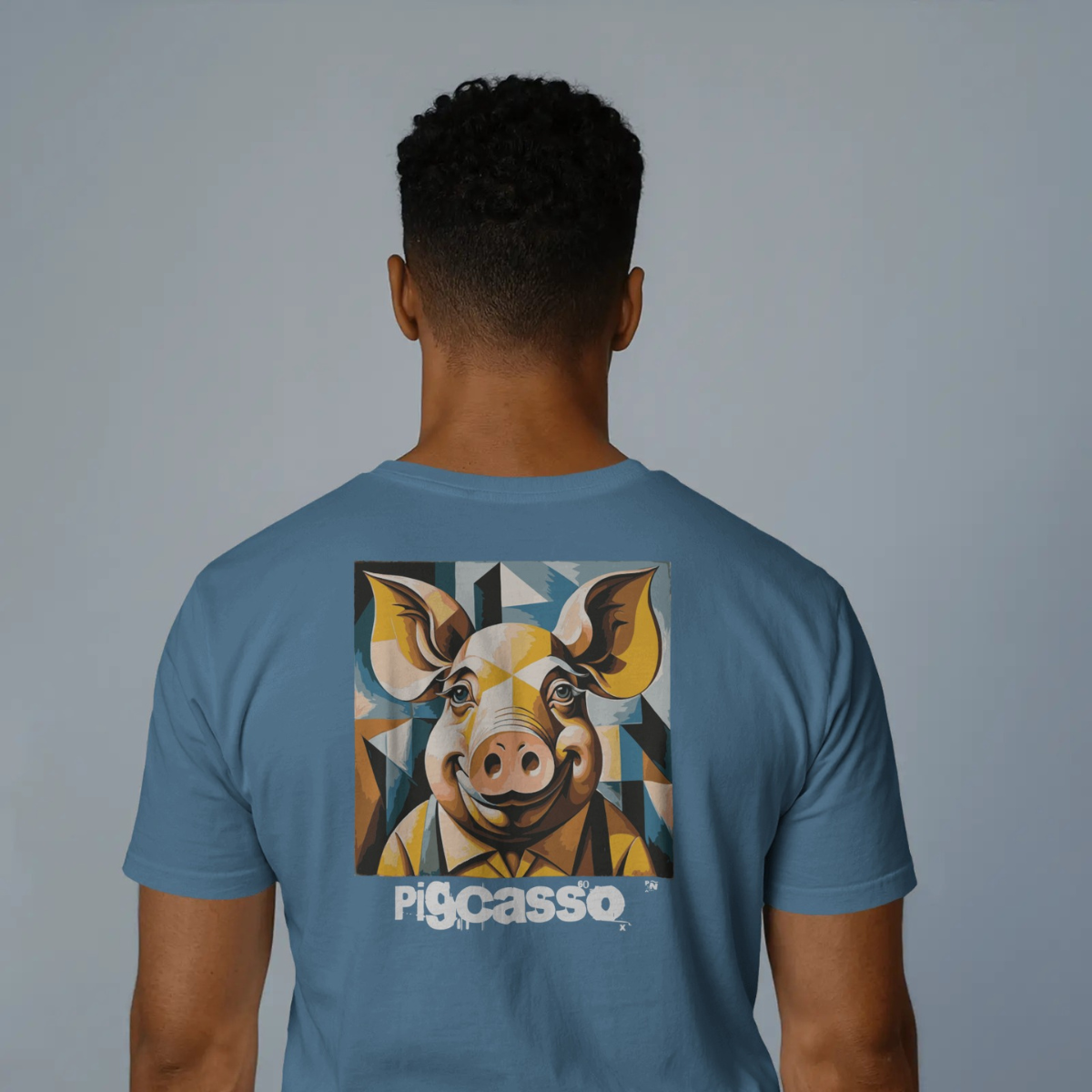 T-shirt heren - Pigcasso