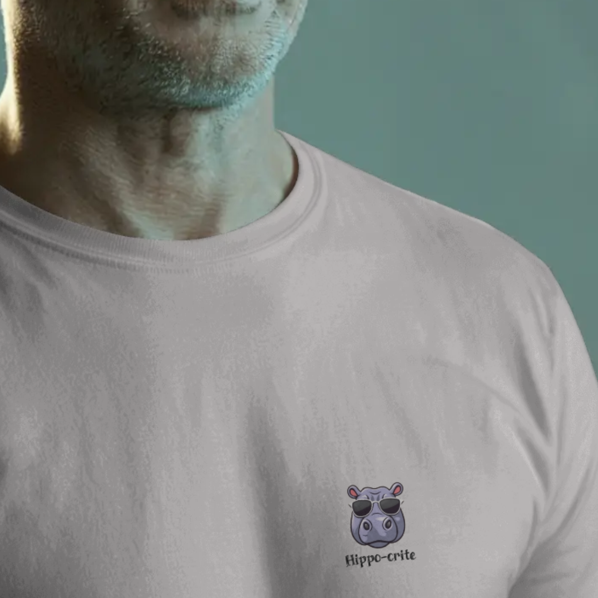 T-shirt heren - Hippo-crite