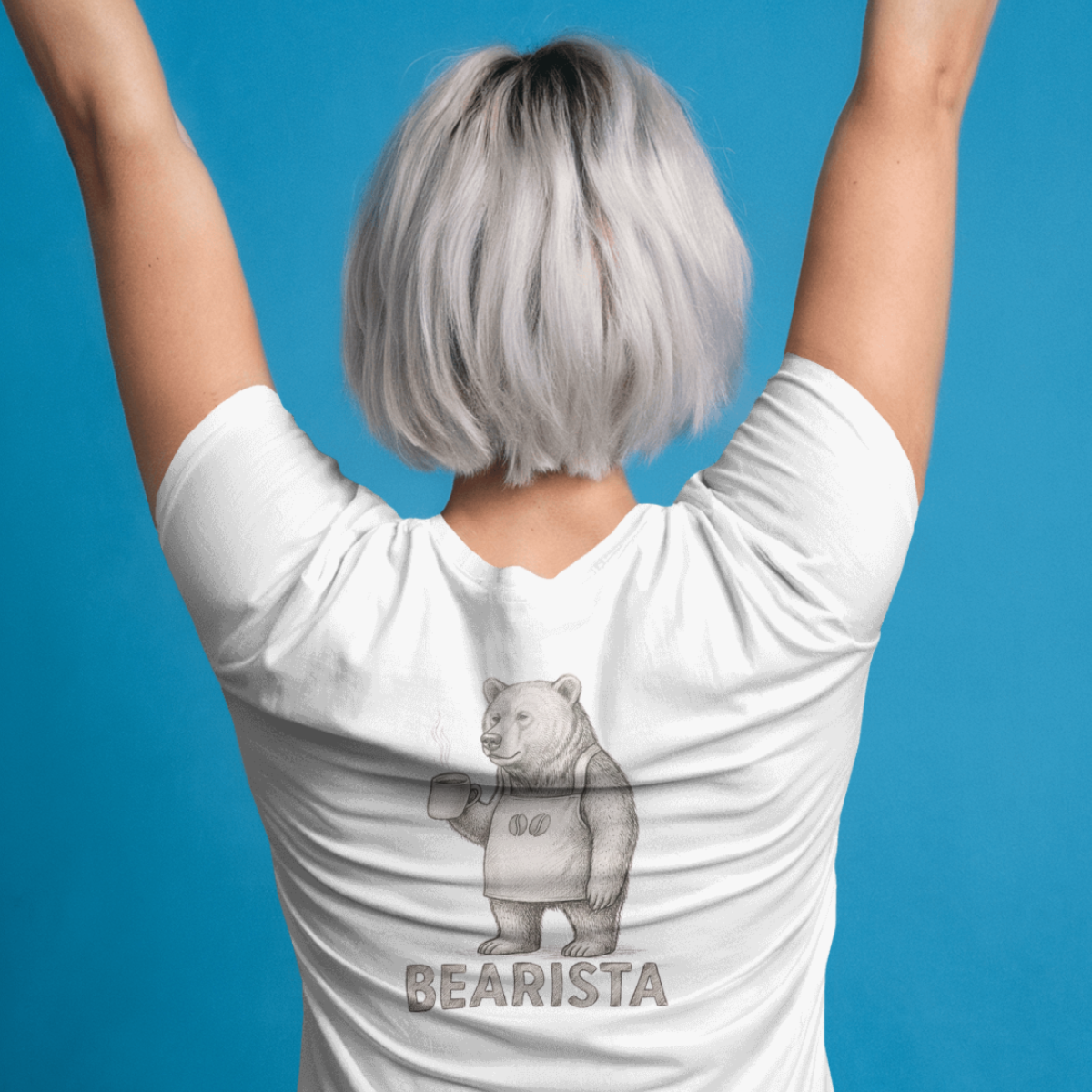 T-shirt dames ronde hals - Bearista
