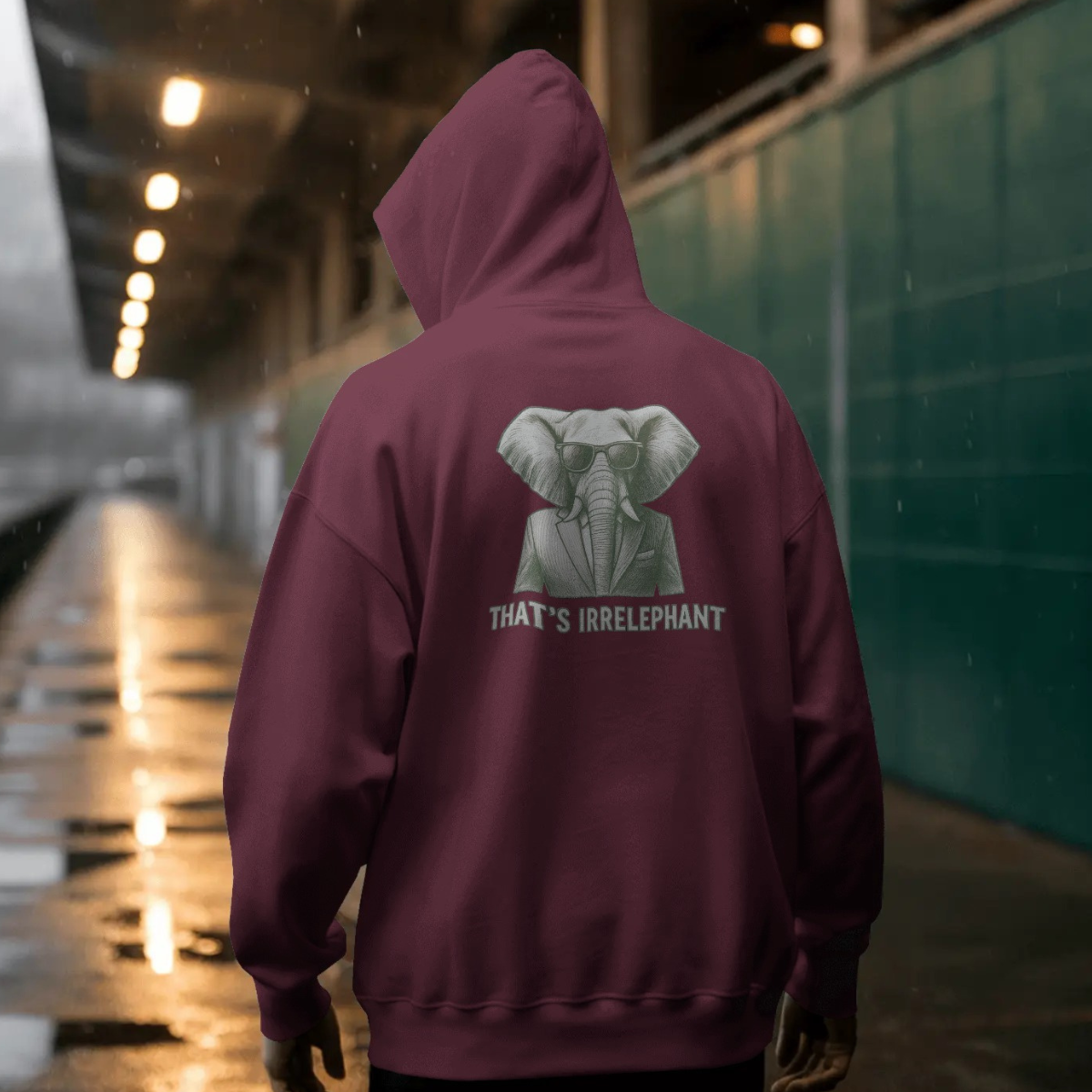 Hoodie unisex - That's irrelephant