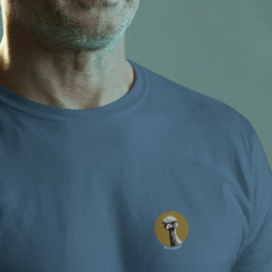 T-shirt heren ronde hals met print / Not emused