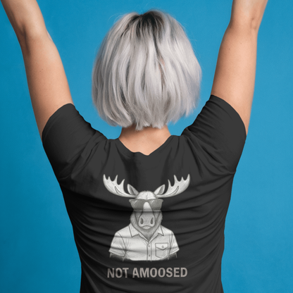 T-shirt dames ronde hals - Not amoosed