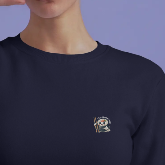 Sweater dames met print / This is how I roll