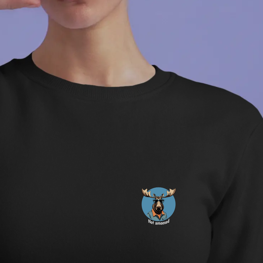 Sweater dames met print / Not amoosed