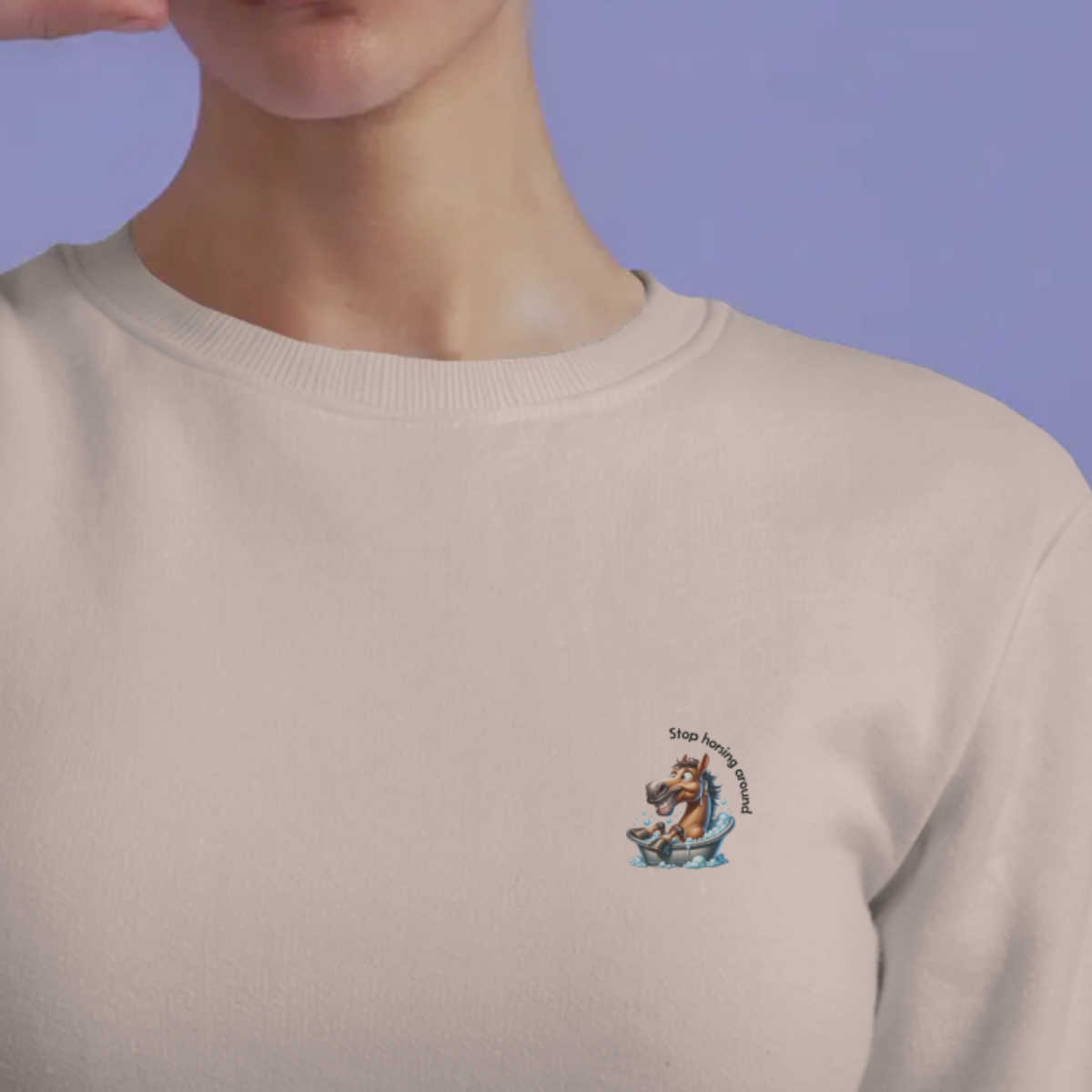 Sweater dames - Stop horsing around (bath)
