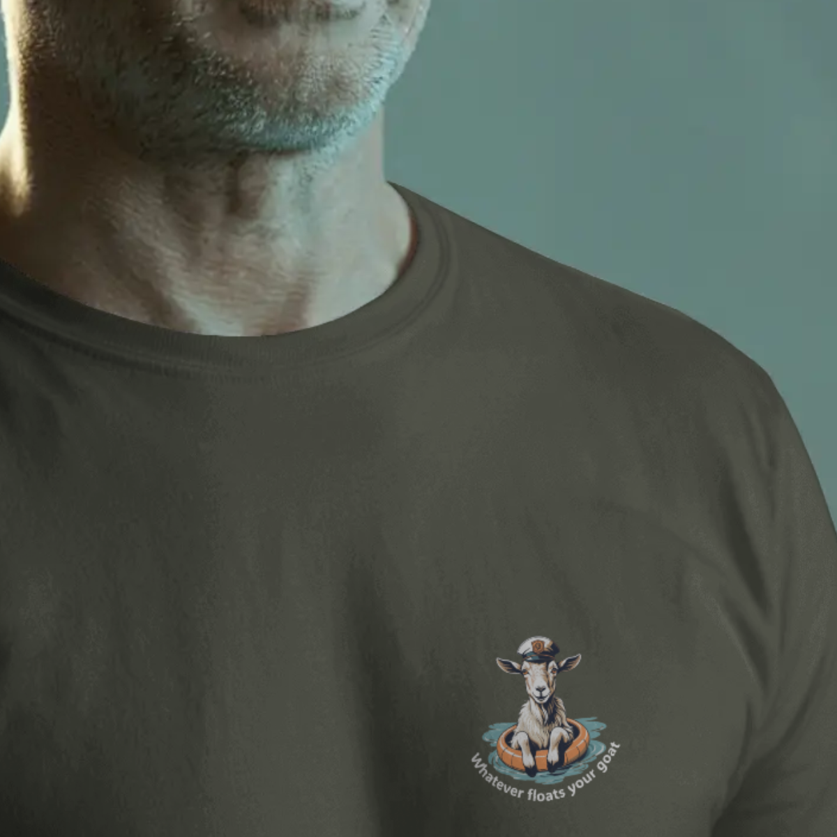 T-shirt heren - Whatever floats your goat