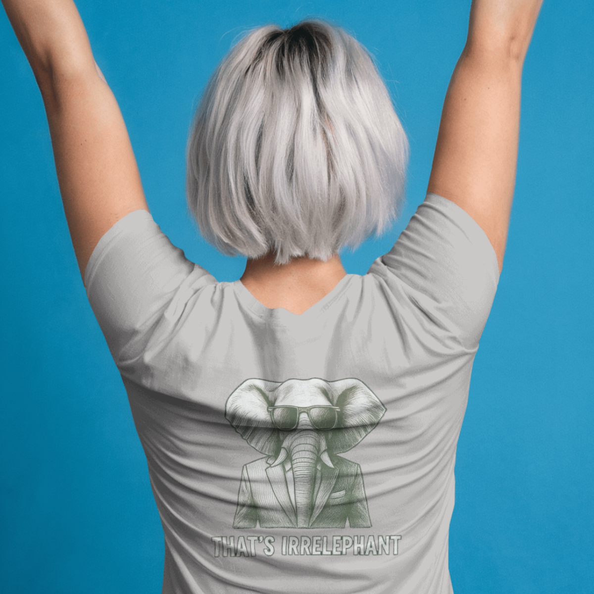 T-shirt dames ronde hals- That's irrelephant