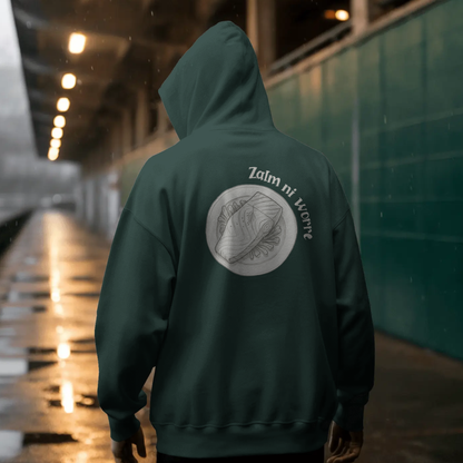 Hoodie unisex - Zalm ni worre