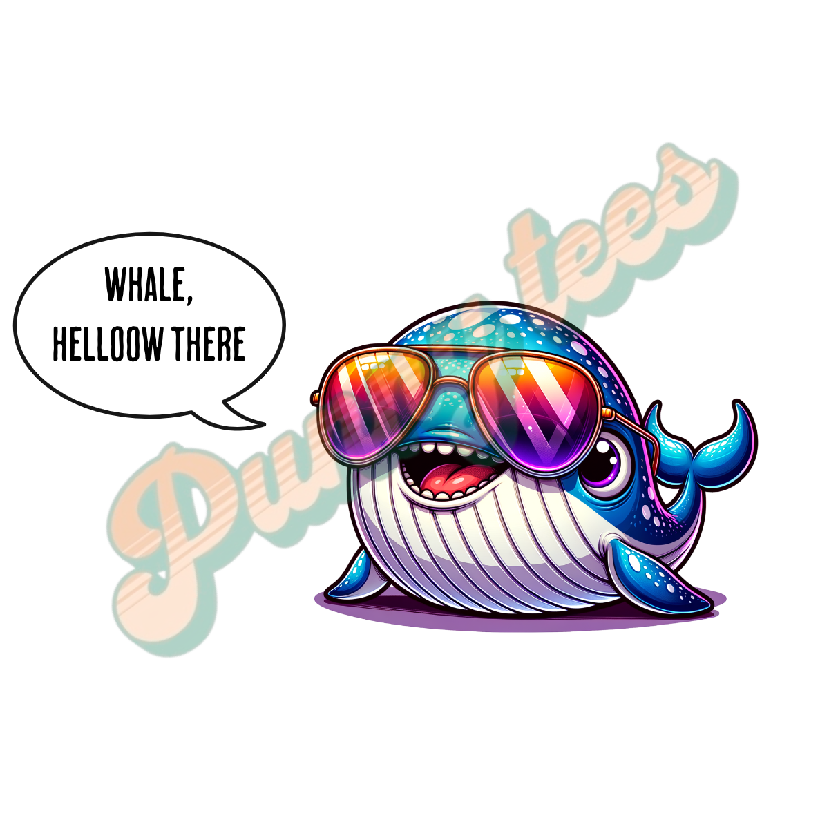 Sweater dames - Whale, helloow there
