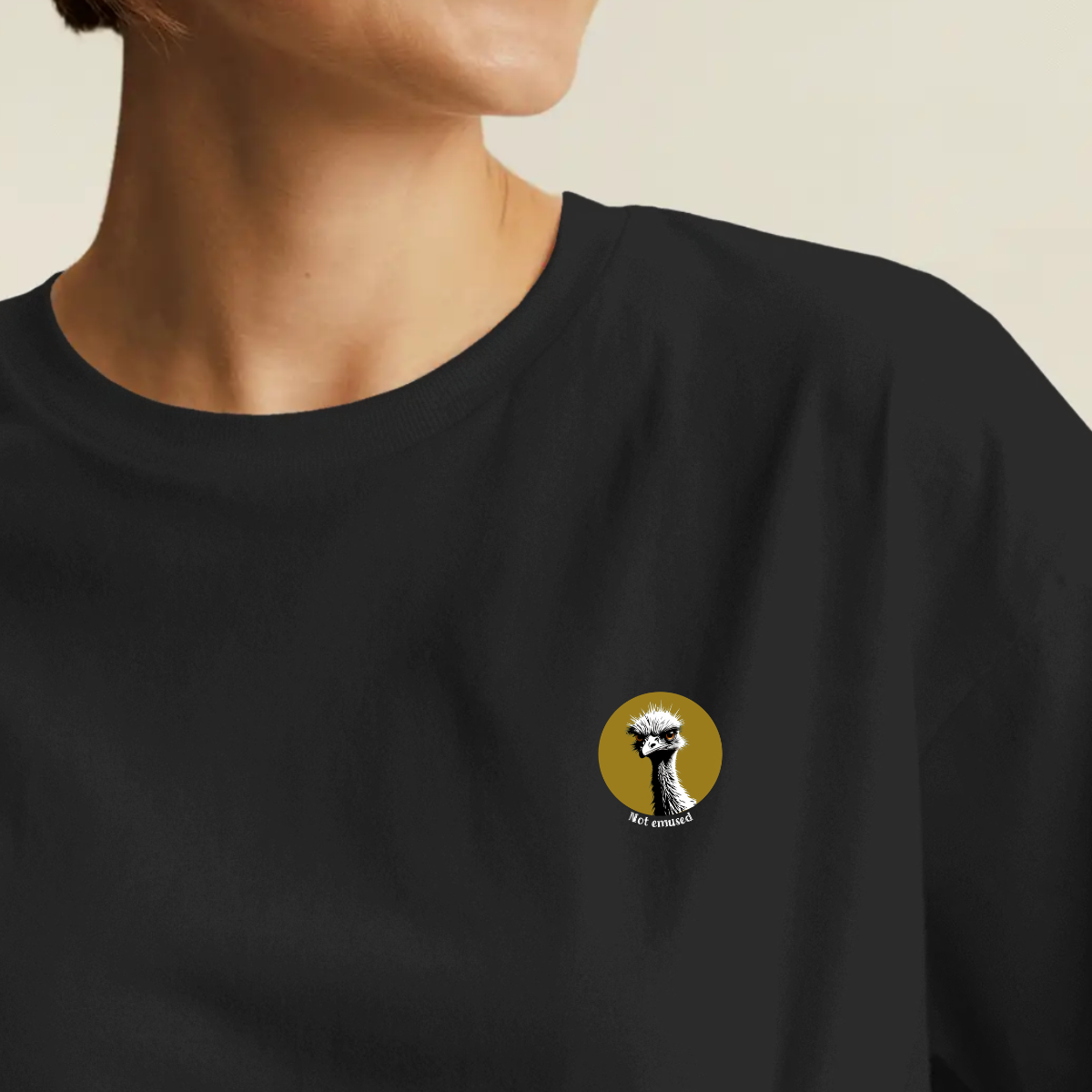 T-shirt dames ronde hals - Not emused