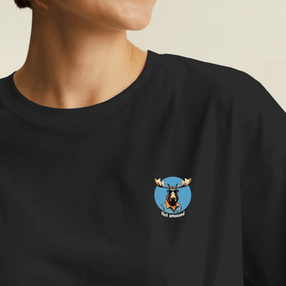 T-shirt dames ronde hals - Not amoosed