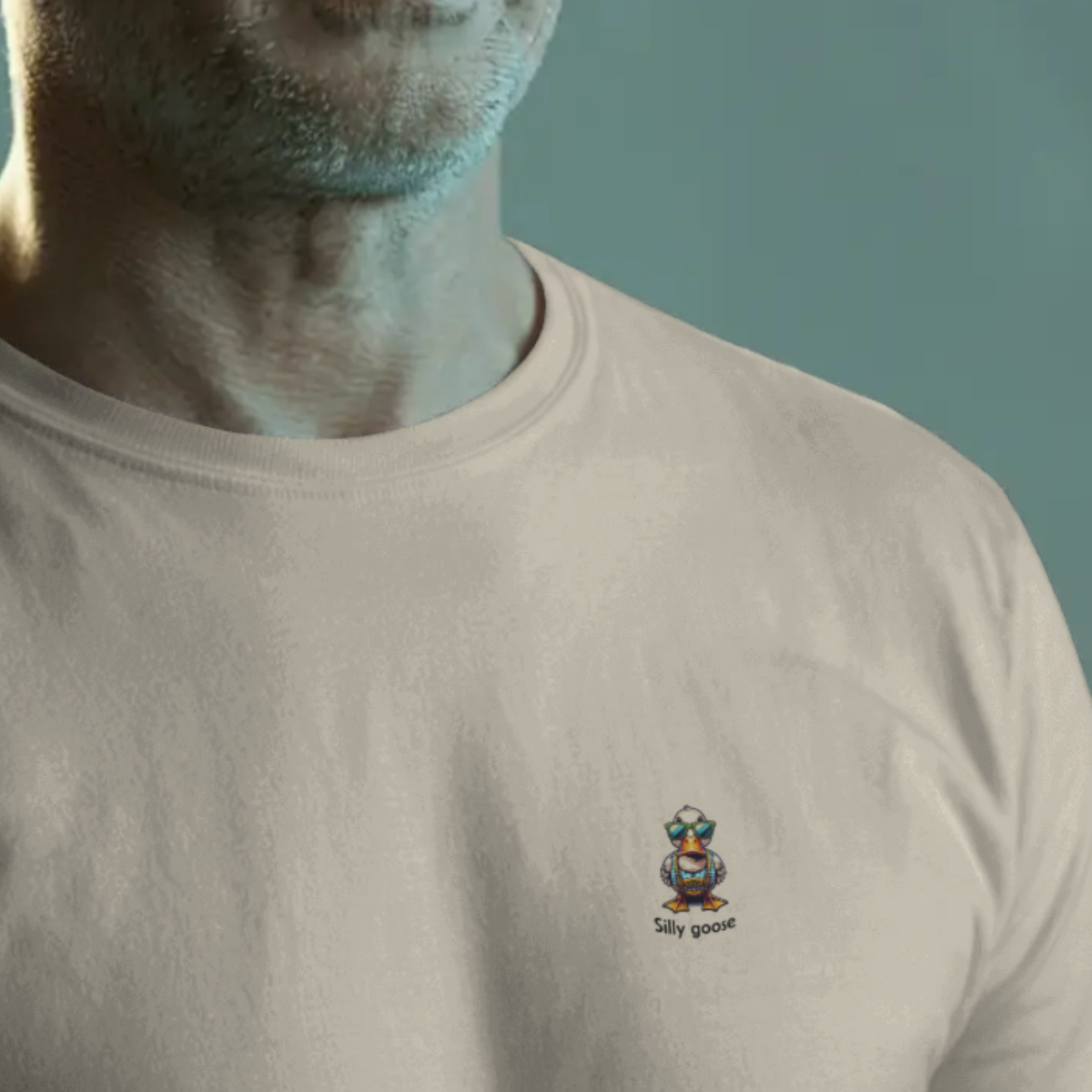 T-shirt heren - Silly goose